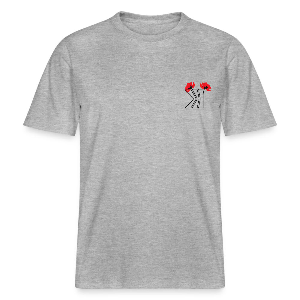 Poppies (anzacday) - heather grey