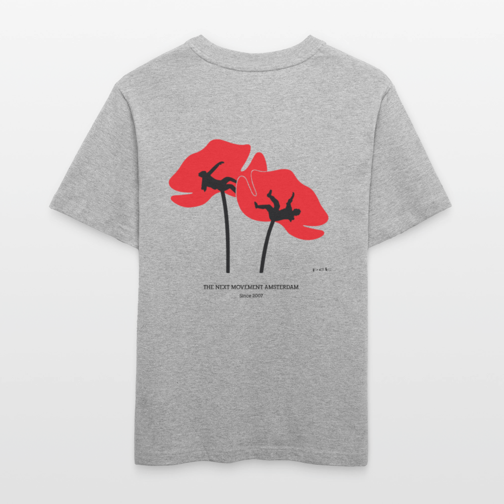 Poppies (anzacday) - heather grey