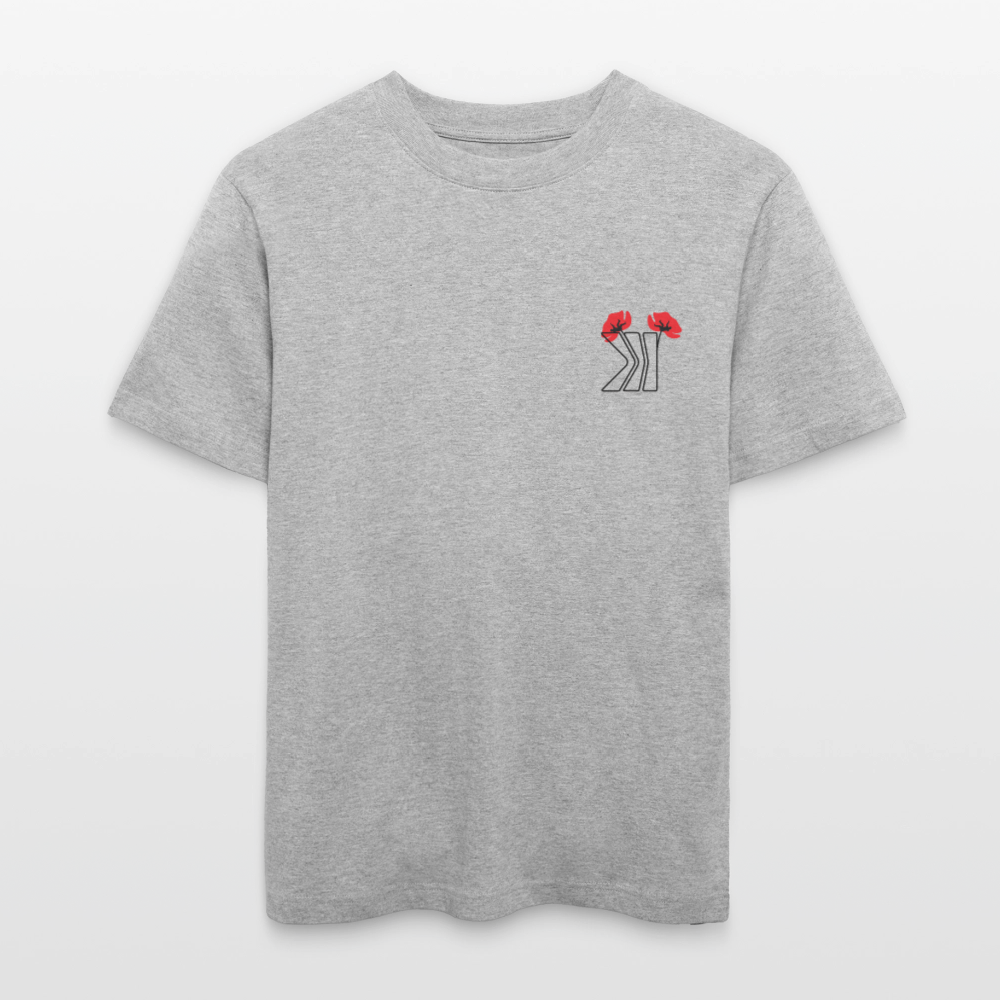 Poppies (anzacday) - heather grey