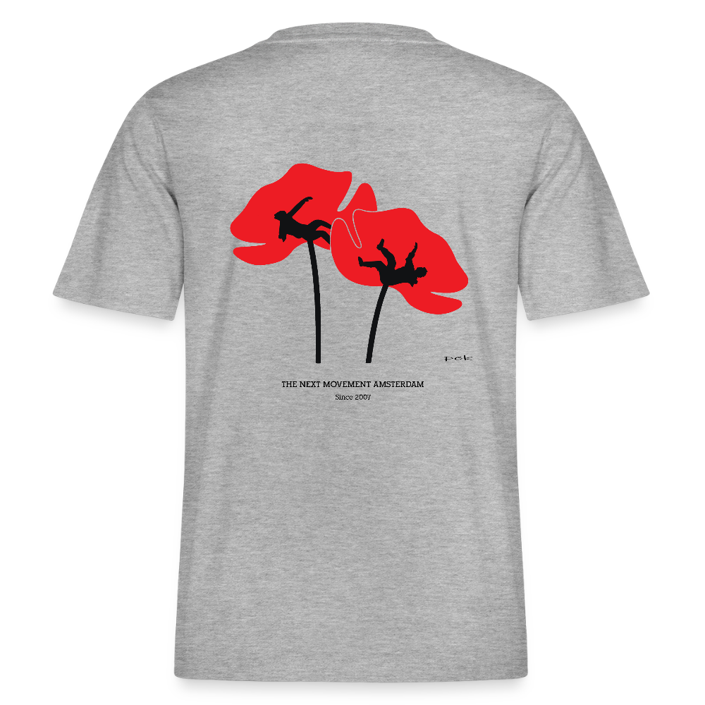 Poppies (anzacday) - heather grey