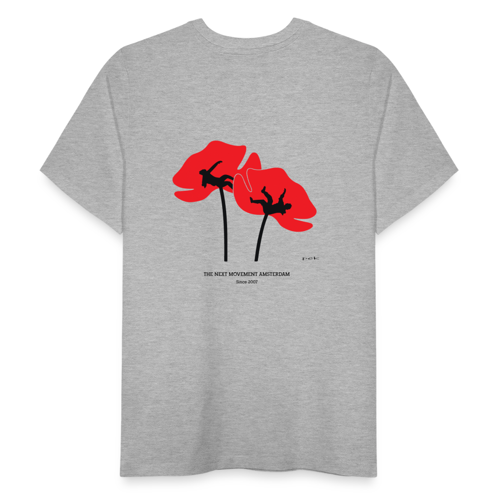 Poppies (anzacday) - heather grey