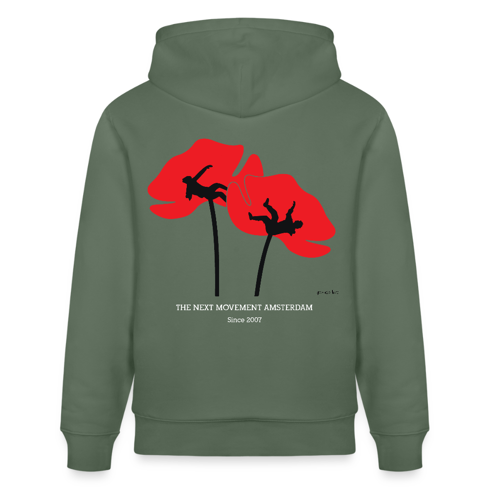 Poppies (Anzacday) - cypress green