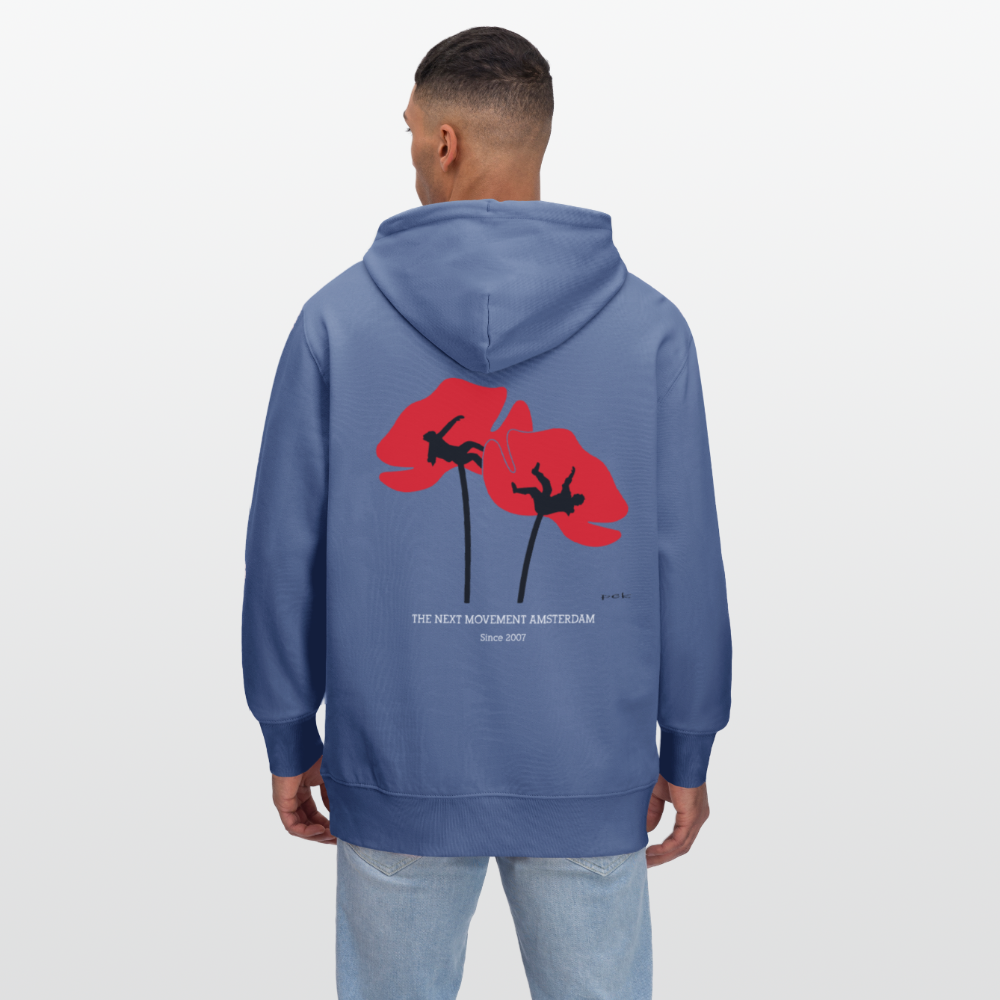 Poppies (Anzacday) - bright blue