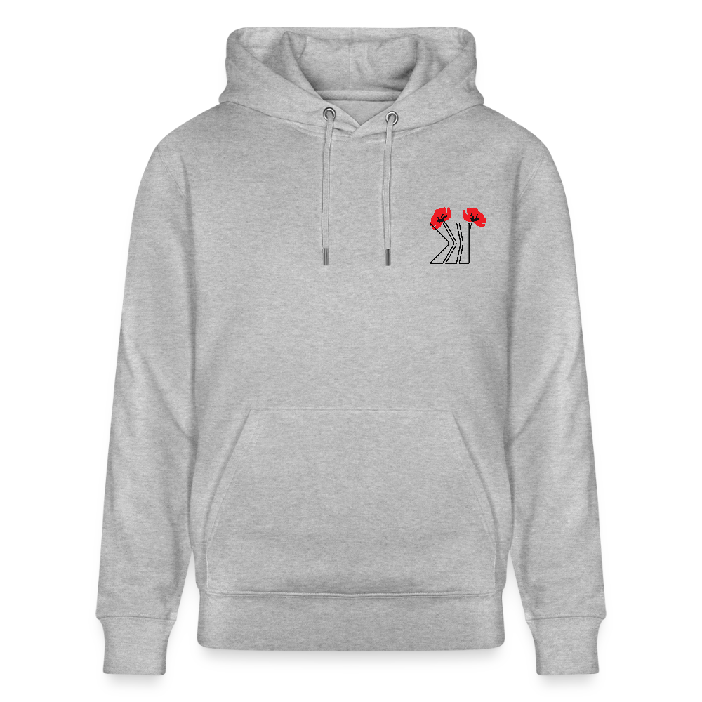 Poppies (Anzacday) - heather grey