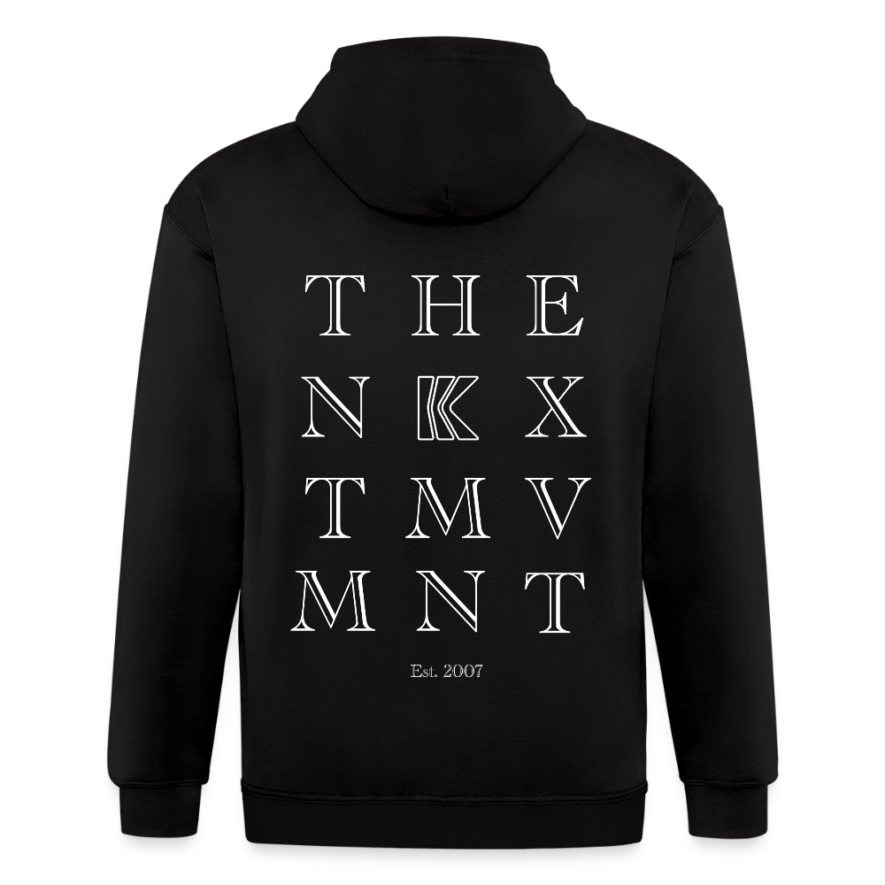 Letters TNM - Zip-up - black
