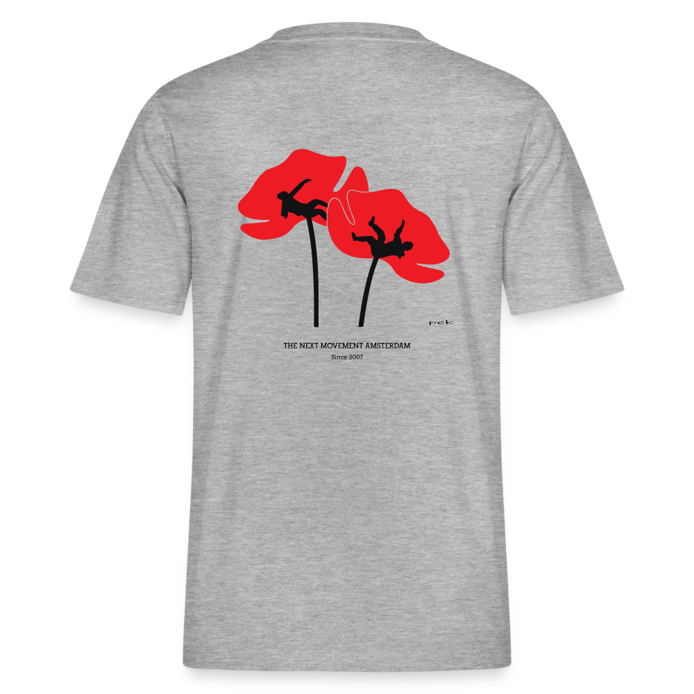 Poppies (anzacday) - heather grey