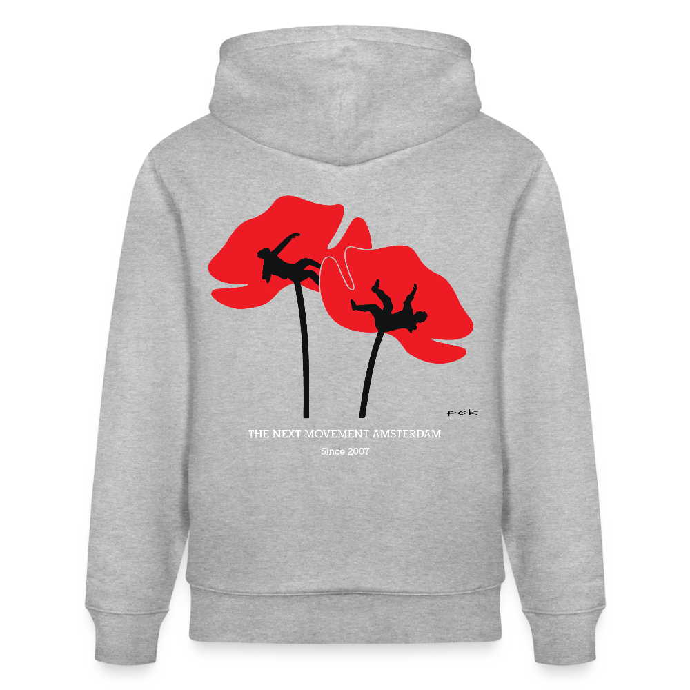Poppies (Anzacday) - heather grey