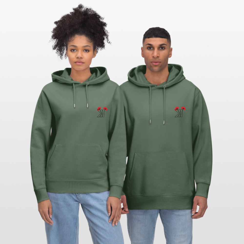 Poppies (Anzacday) - cypress green