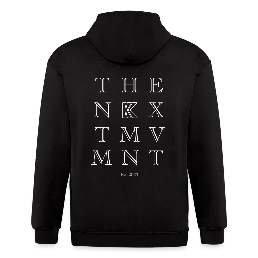 Letters TNM - Zip-up - black