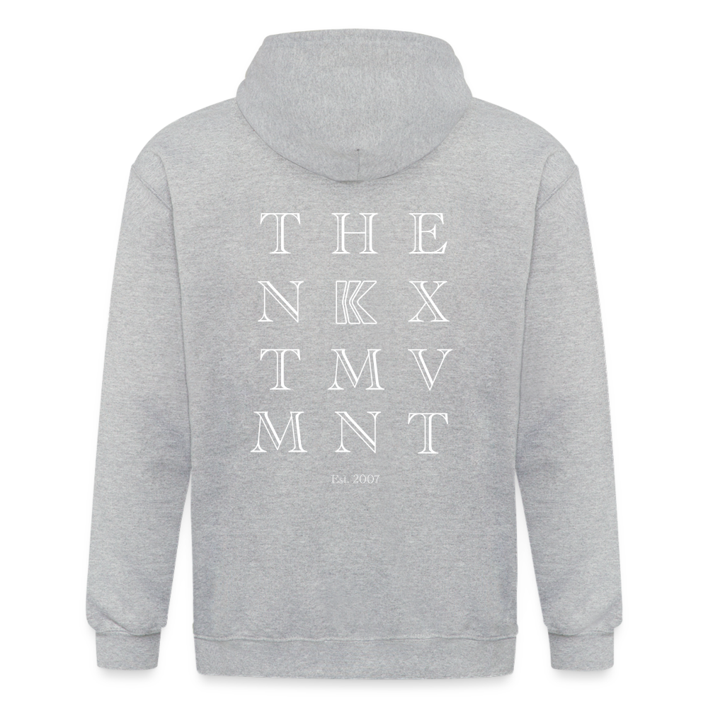 Letters TNM - Zip-up - heather grey